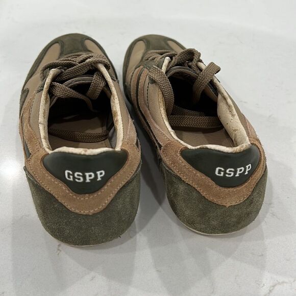 GIOS EPPO Men’s Sneakers Olive Tan Italy size 42 - Picture 6 of 6